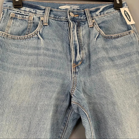 **NEW Old Navy O.G. Straight High Rise Built-In Tough Denim Jeans - Picture 3 of 10